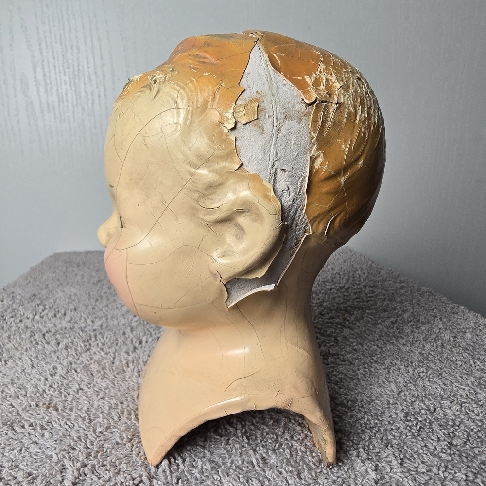 Vintage Doll Head Home Accent - Picture 3 of 10